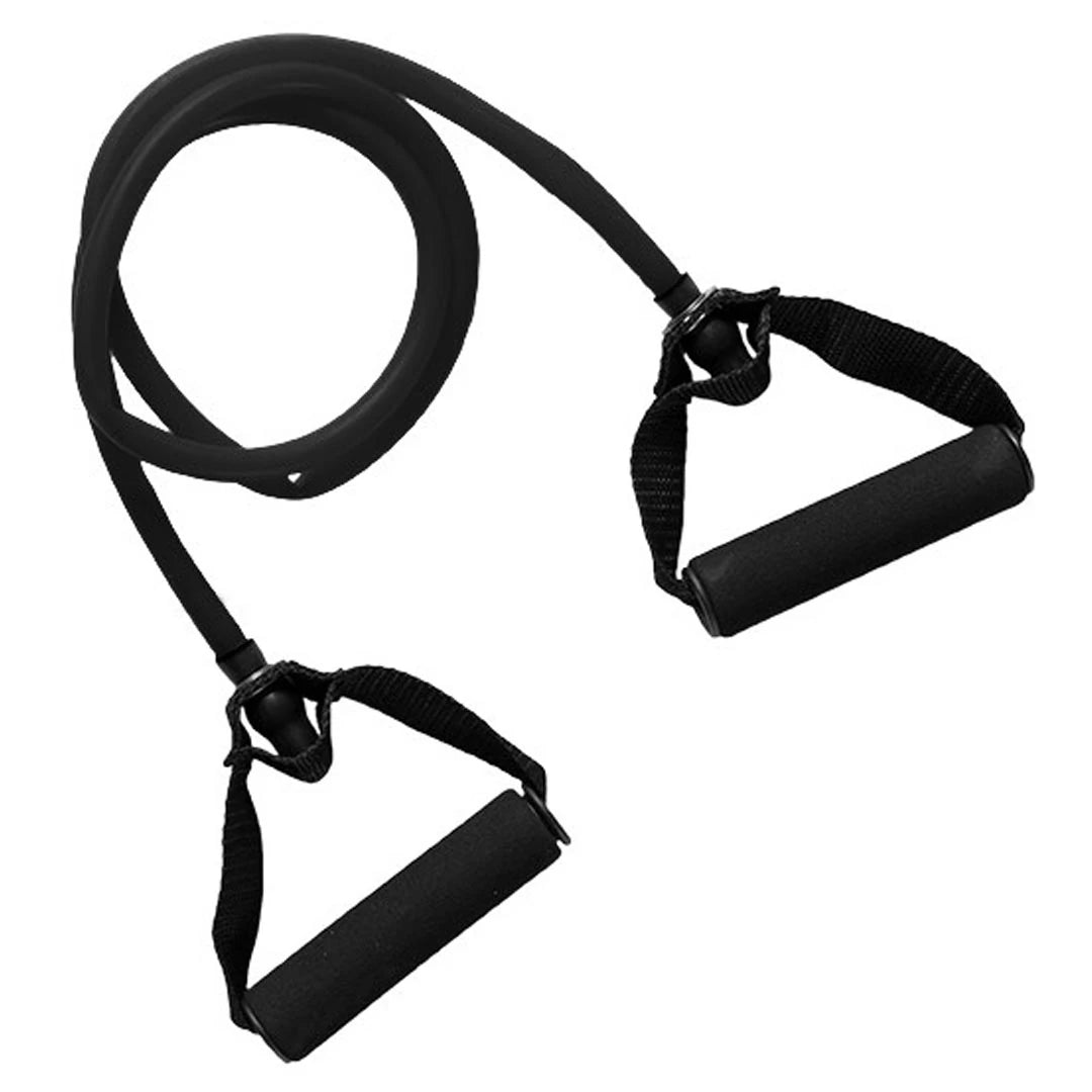 Svart Virtufit Resistance Cable Strong träningsband med vadderade handtag för mångsidig styrketräning., bild 1 av 1