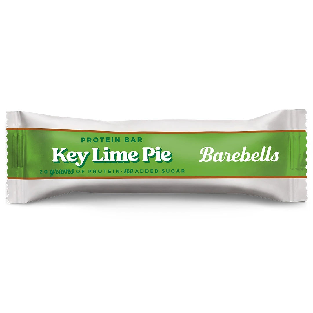 Barebells Soft protein bar 55 g i en vit och grön förpackning för smaken Key Lime Pie., bild 15 av 21