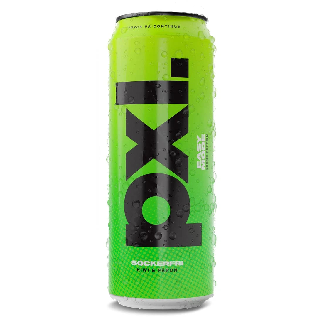 PXL Energy Final Fantasy 500 ml i en ljusgrön burk med vattendroppar för smaken Easy Mode med kiwi och päron., bild 2 av 8