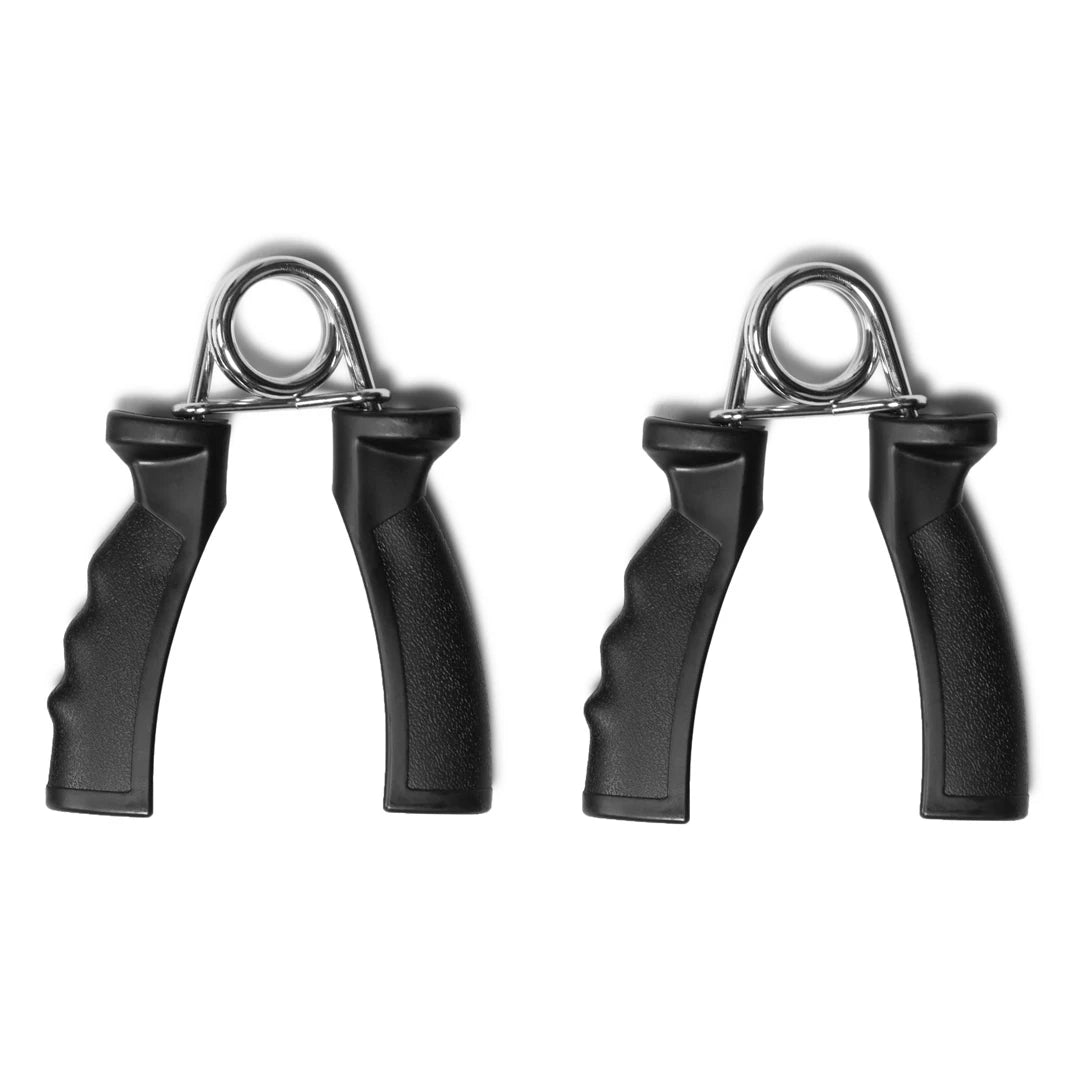 VirtuFit Hand Grips Soft, ett par svarta handtränare med vadderat grepp och metallfjäder för smidig greppträning., bild 1 av 1