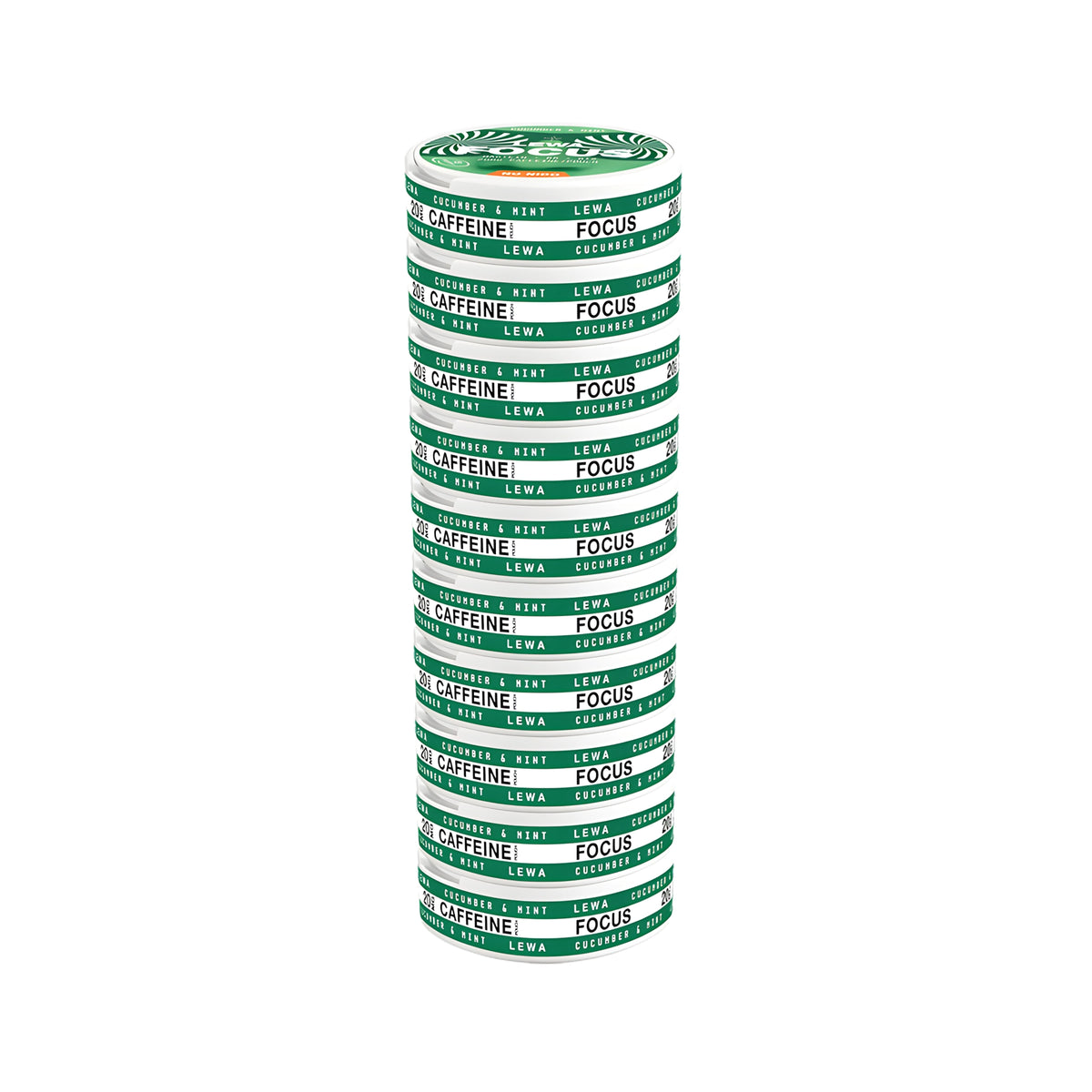 10 x LEWA Focus No Nico Cucumber/Mint, bild 1 av 1