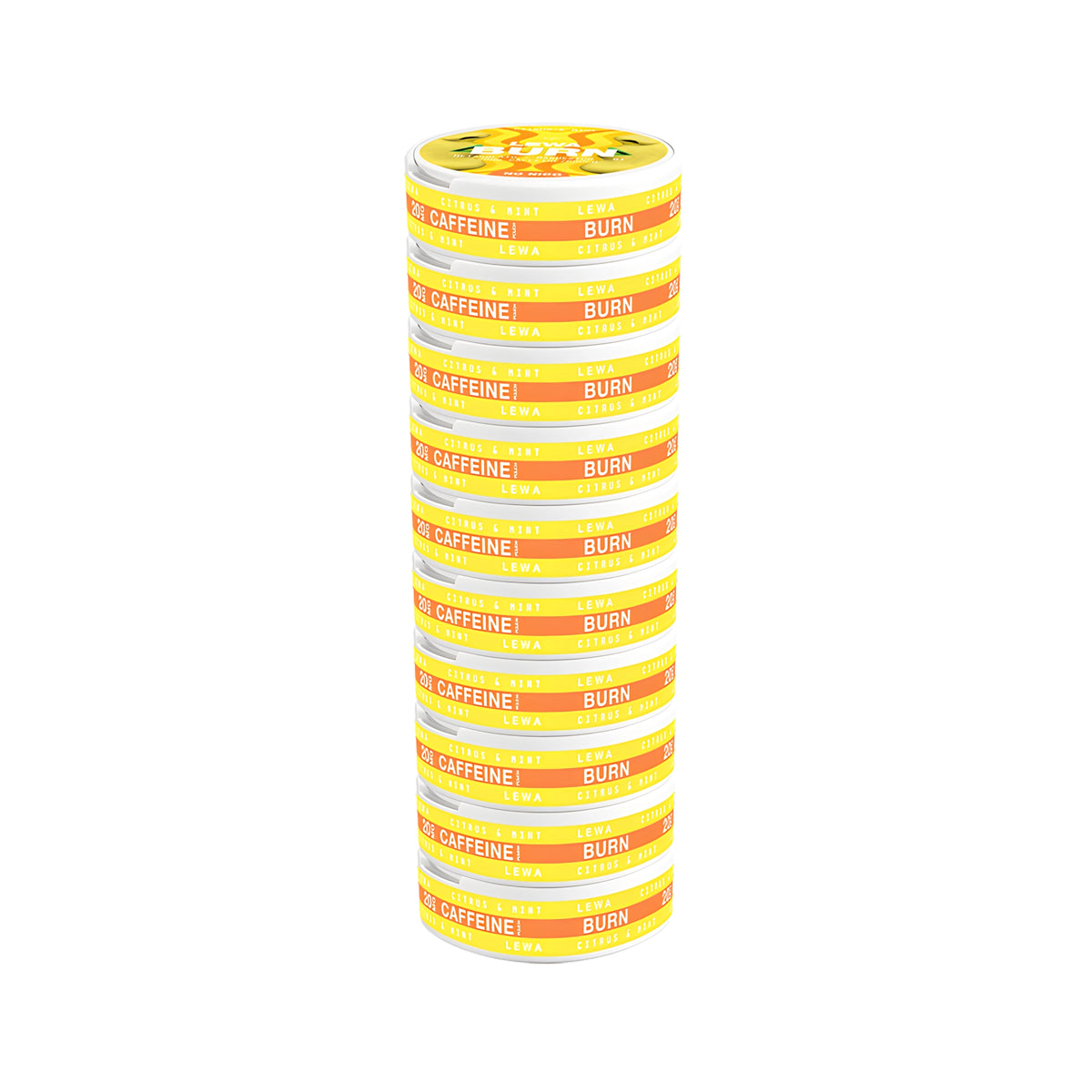 10 x LEWA Burn No Nico Citrus/Mint, bild 1 av 1
