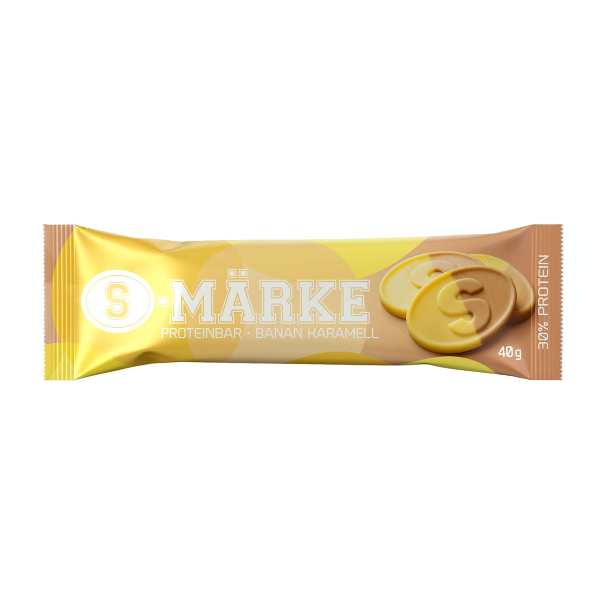 S-märke Proteinbar 40 g Banan Karamell