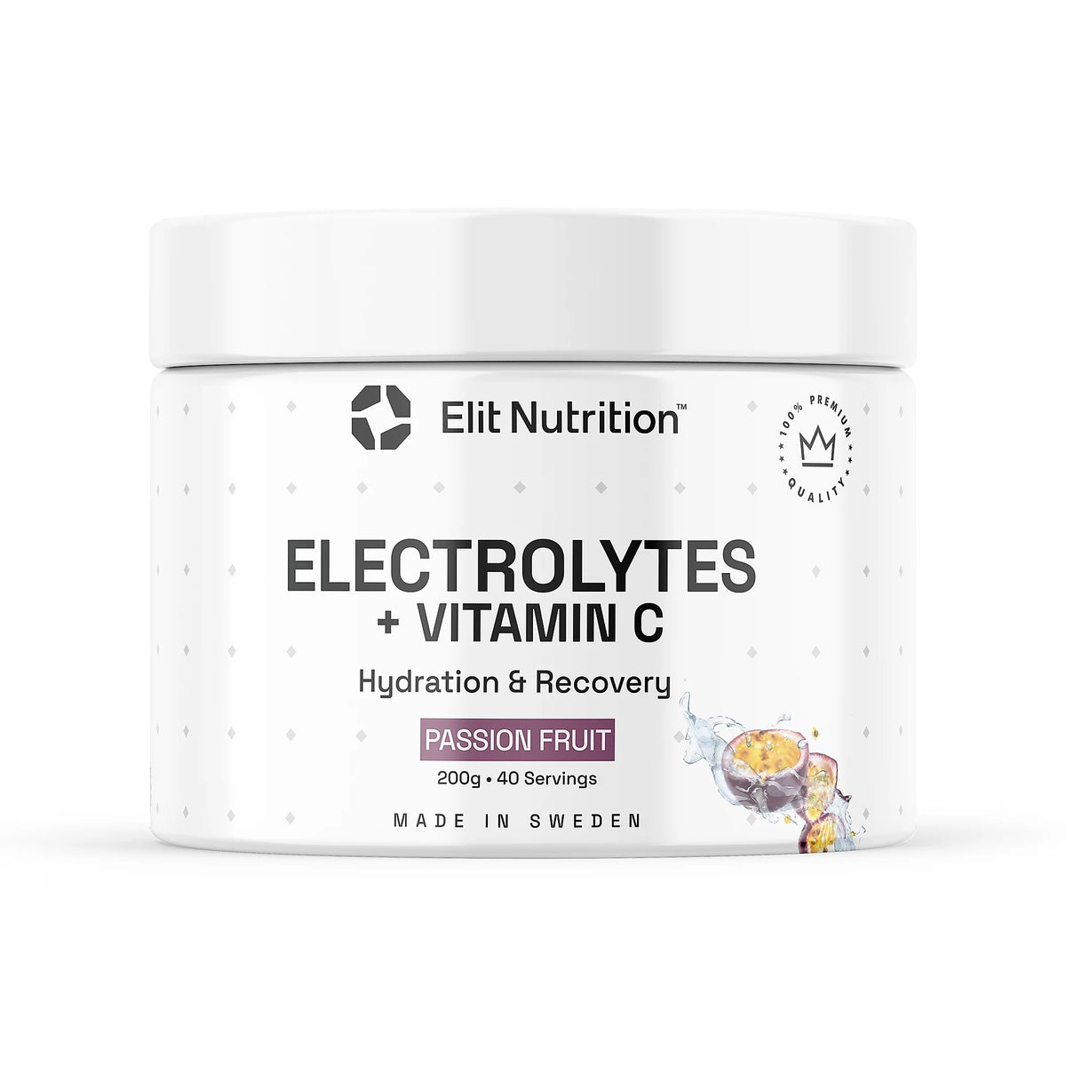 Elit Nutrition Electrolytes + Vitamin C 300 g, bild 2 av 3