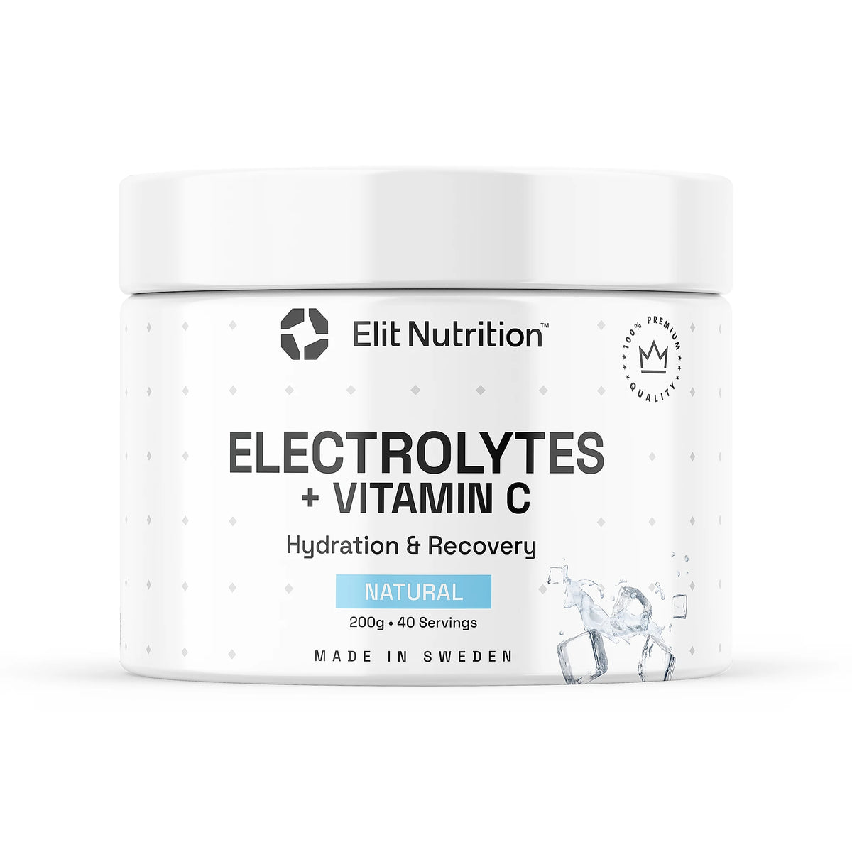 Elit Nutrition Electrolytes + Vitamin C 300 g, bild 3 av 3
