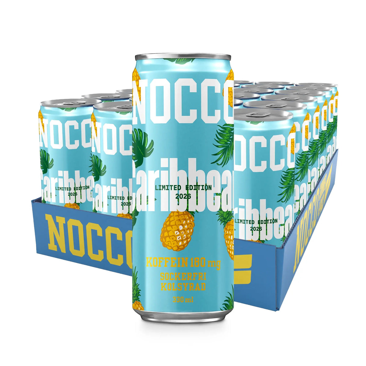24 x NOCCO BCAA 330 ml Caribbean SUPER DEAL