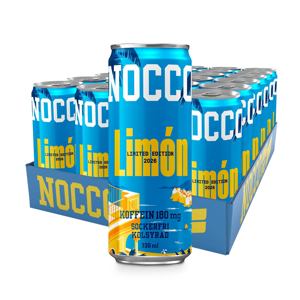 24 x NOCCO BCAA 330 ml Limón SUPER DEAL, bild 1 av 1