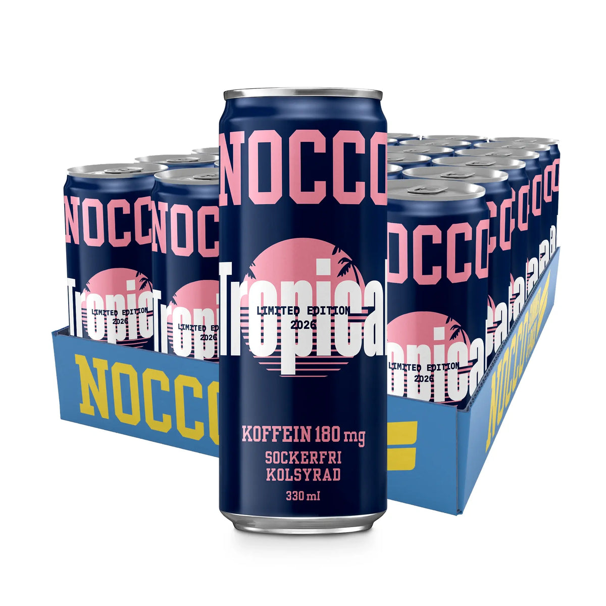 24 x NOCCO BCAA 330 ml Tropical LIMITED EDITION, bild 1 av 1