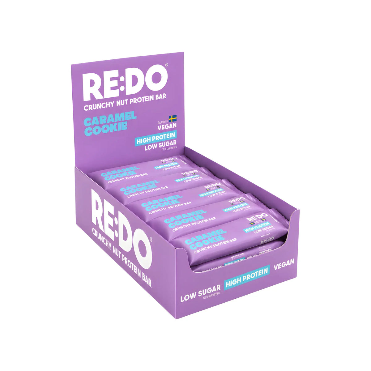 15 x REDO Bar 40 g Crispy Caramel Cookie, bild 1 av 1