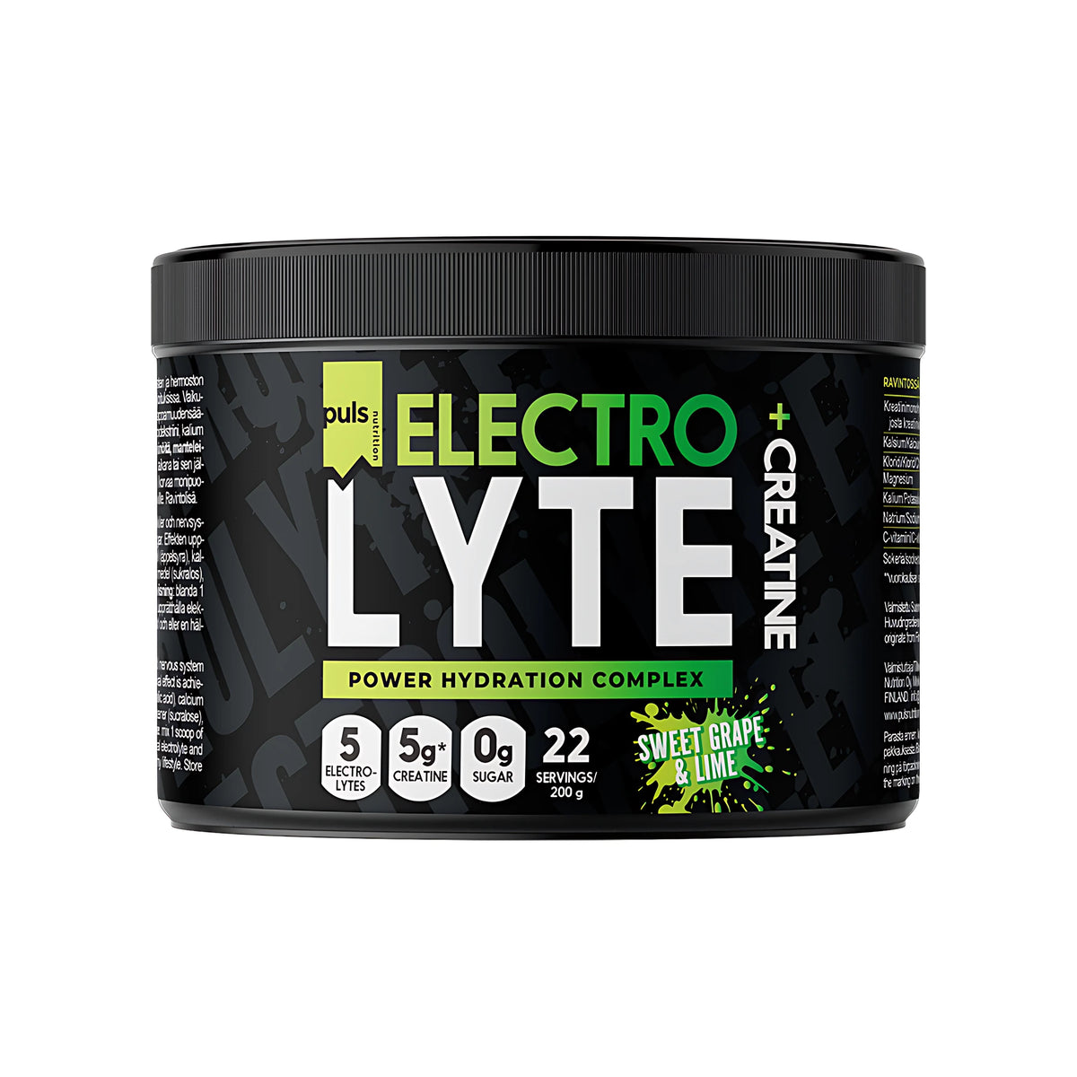 Puls Nutrition Electrolyte + Creatine 200 g, bild 2 av 2