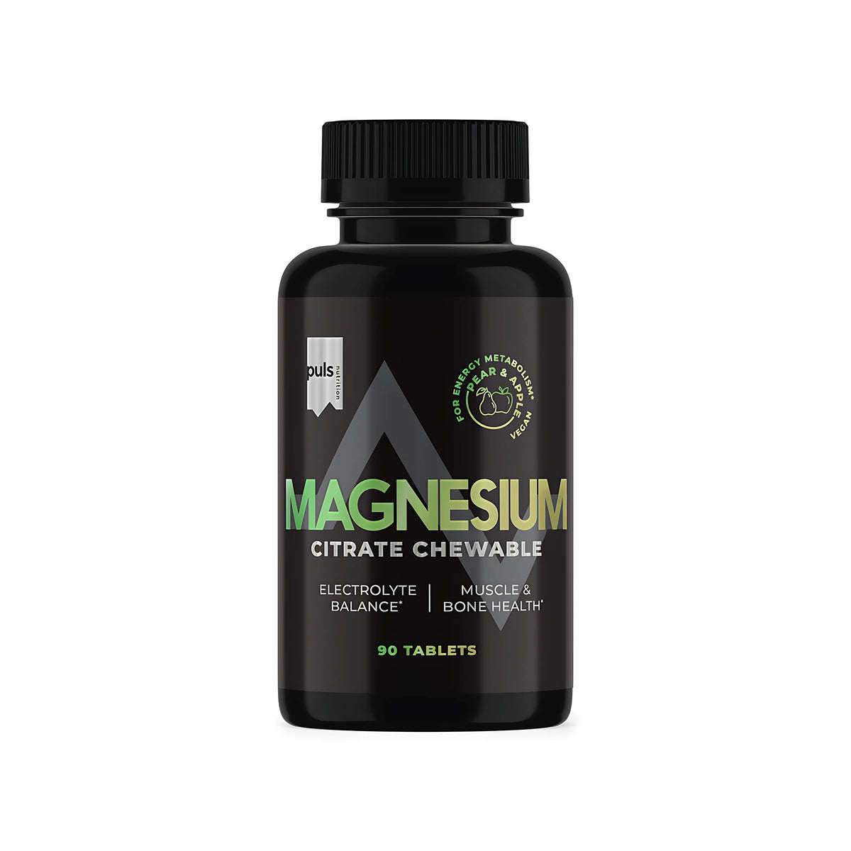 Puls Nutrition Chewable Magnesium 90 tablets Pear Apple