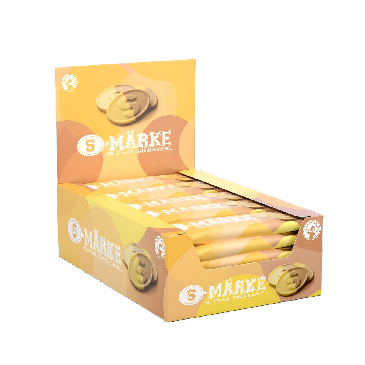15 x S-märke Proteinbar 40 g Banan & Karamell