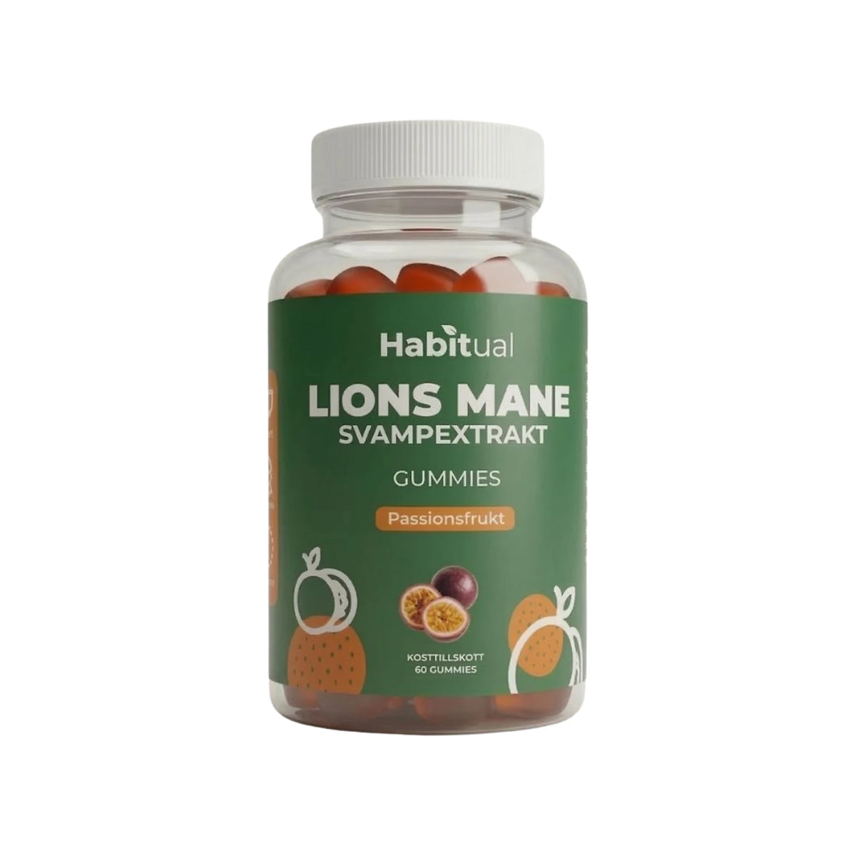 Habitual Lions Mane Gummies 60 st, bild 1 av 1