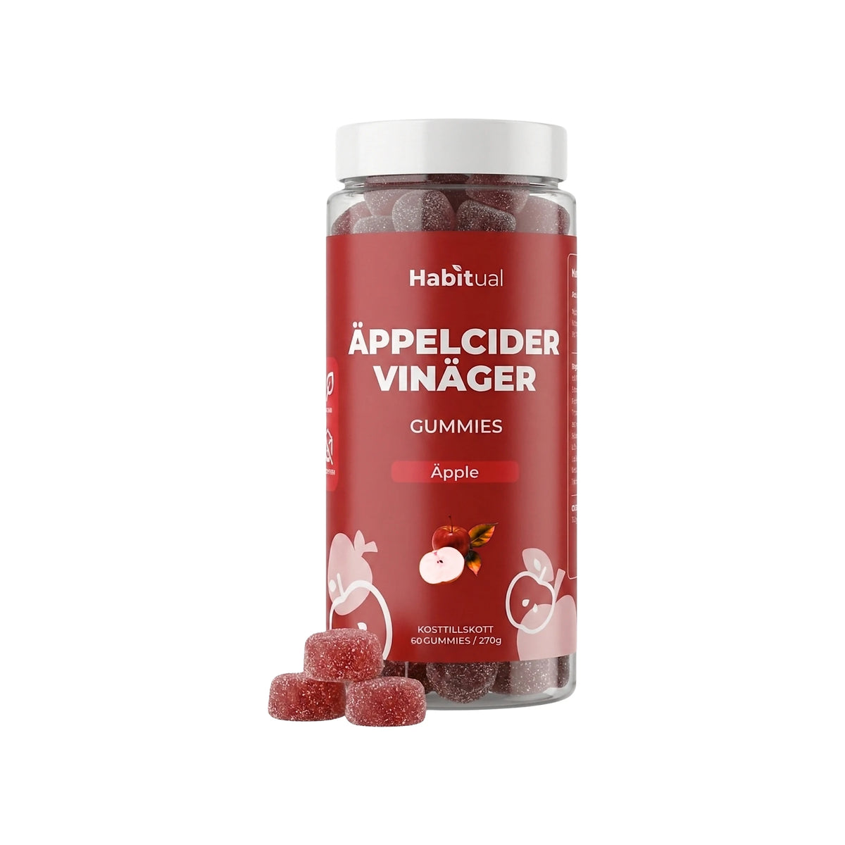 Habitual Apple Cider Vinegar Gummies 60 st, bild 1 av 1
