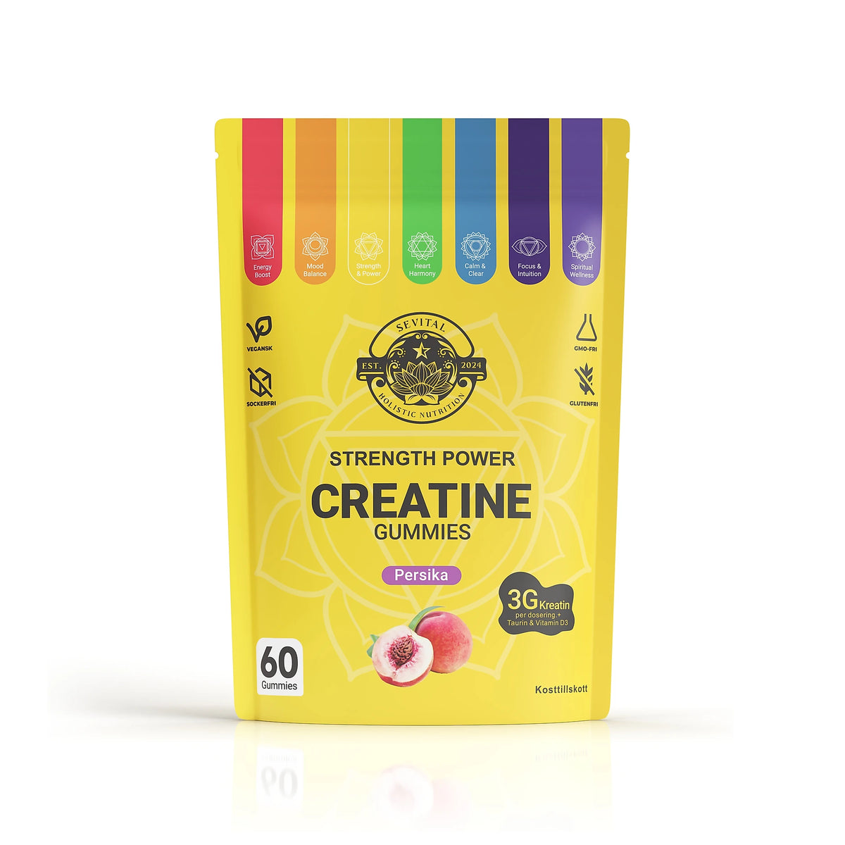 Sevital Creatine Gummies 60 st, bild 1 av 3