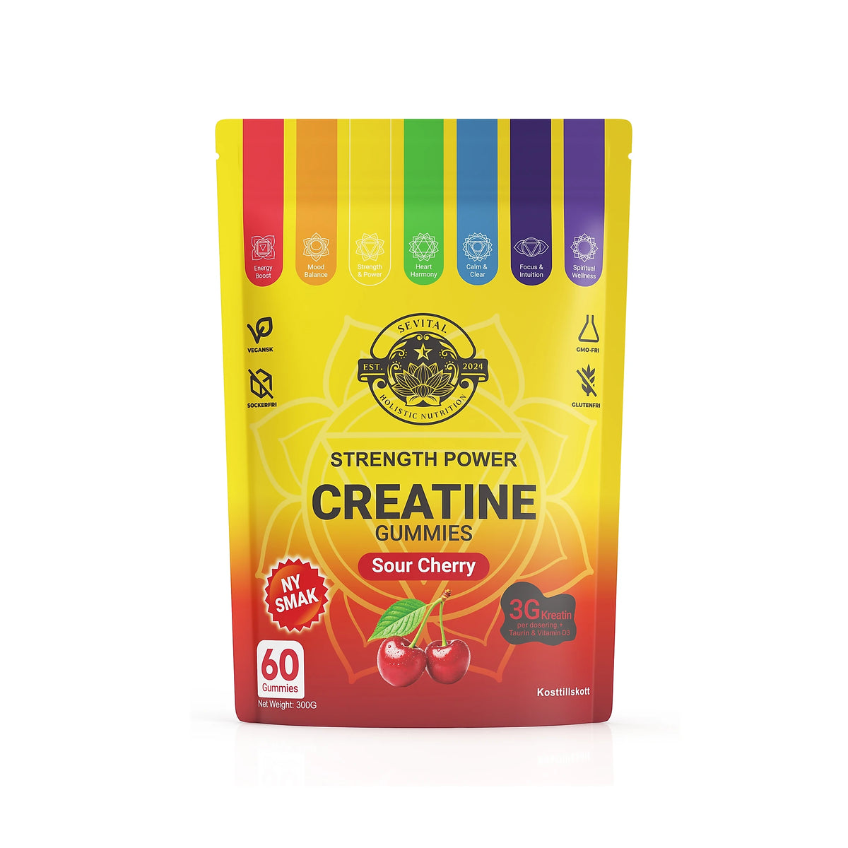 Sevital Creatine Gummies 60 st, bild 3 av 3