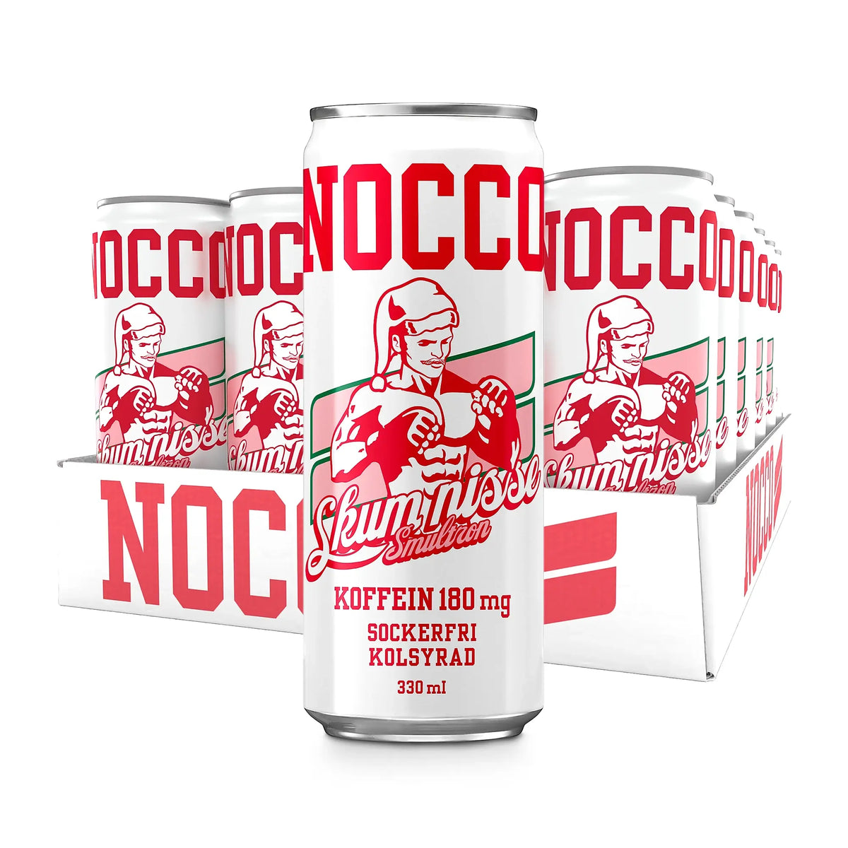 24 x NOCCO BCAA 330 ml Skum Nisse, bild 1 av 1