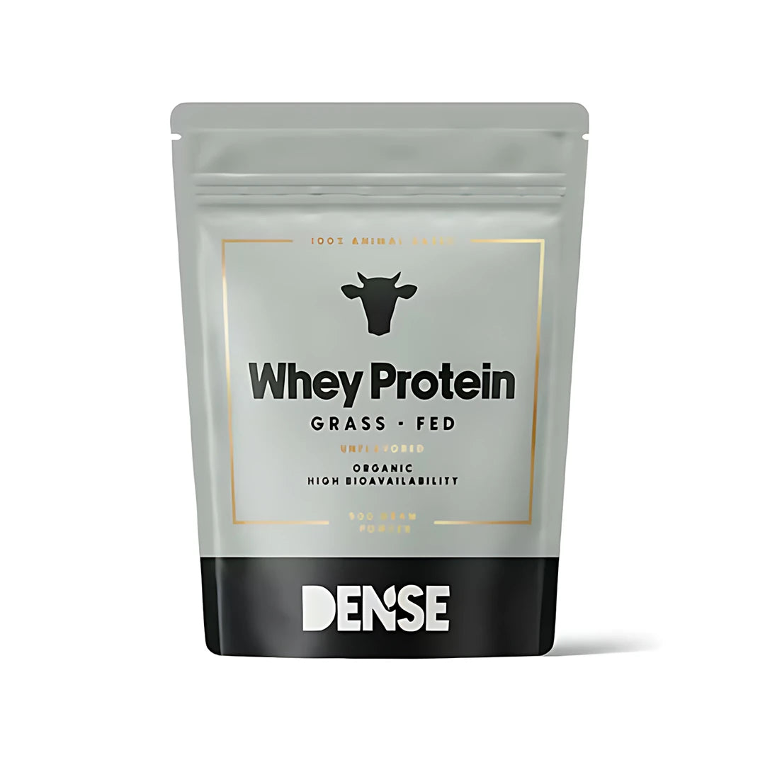 Dense Vassleprotein 500 g proteinpulver i en ljusgrå och svart påse för smaken Naturell., bild 2 av 3