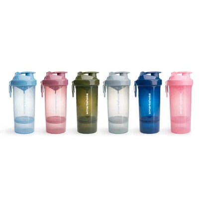 Smartshake Original2Go ONE Colors 800 ml, sex uppställda shakers i olika färger tillverkade av BPA-fri hårdplast., bild 1 av 1