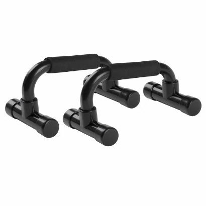 Virtufit Push Up Bars i svart utförande med bekväma skumhandtag och stabil bas för ergonomiska armhävningar., bild 1 av 1